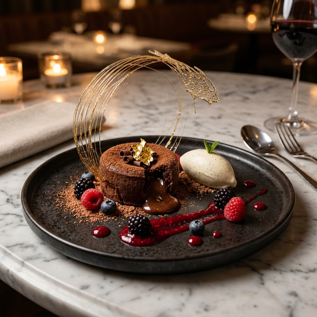 Dessert plating
